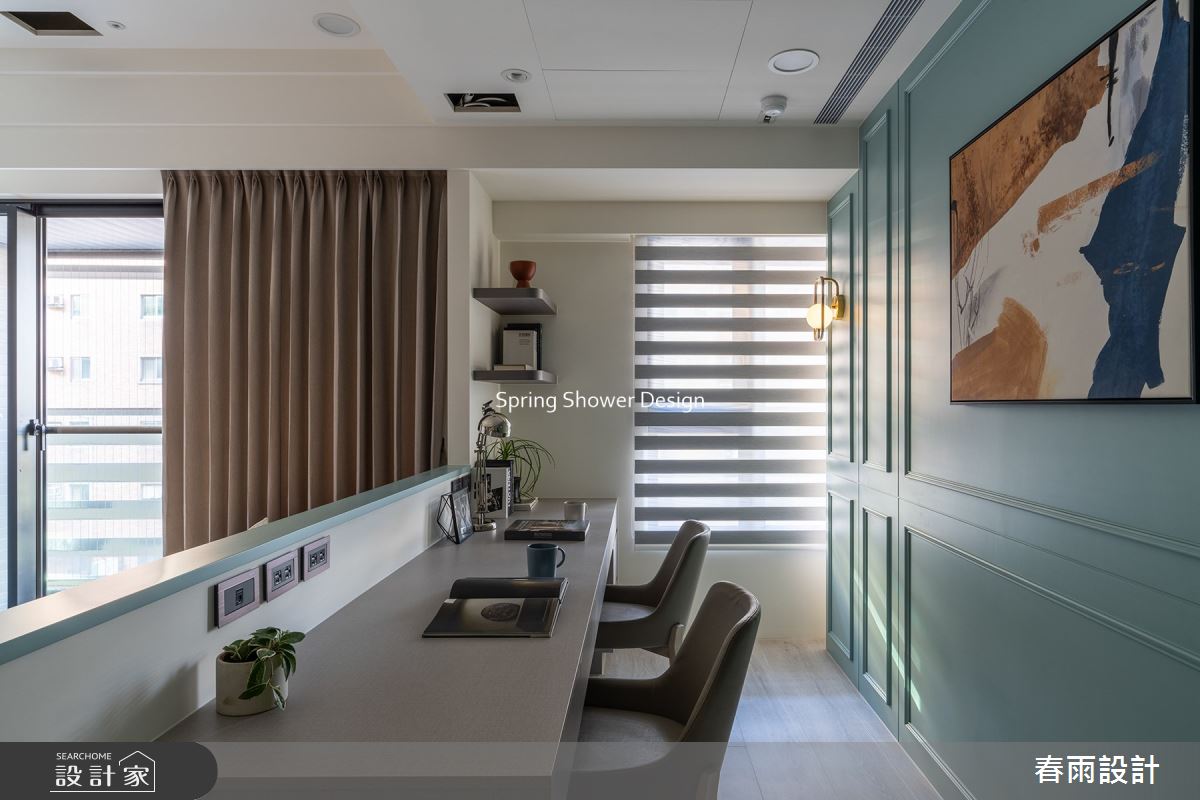 新成屋(5年以下)＿現代風書房工作區案例圖片＿春雨設計＿春雨_215 海山花園2之8