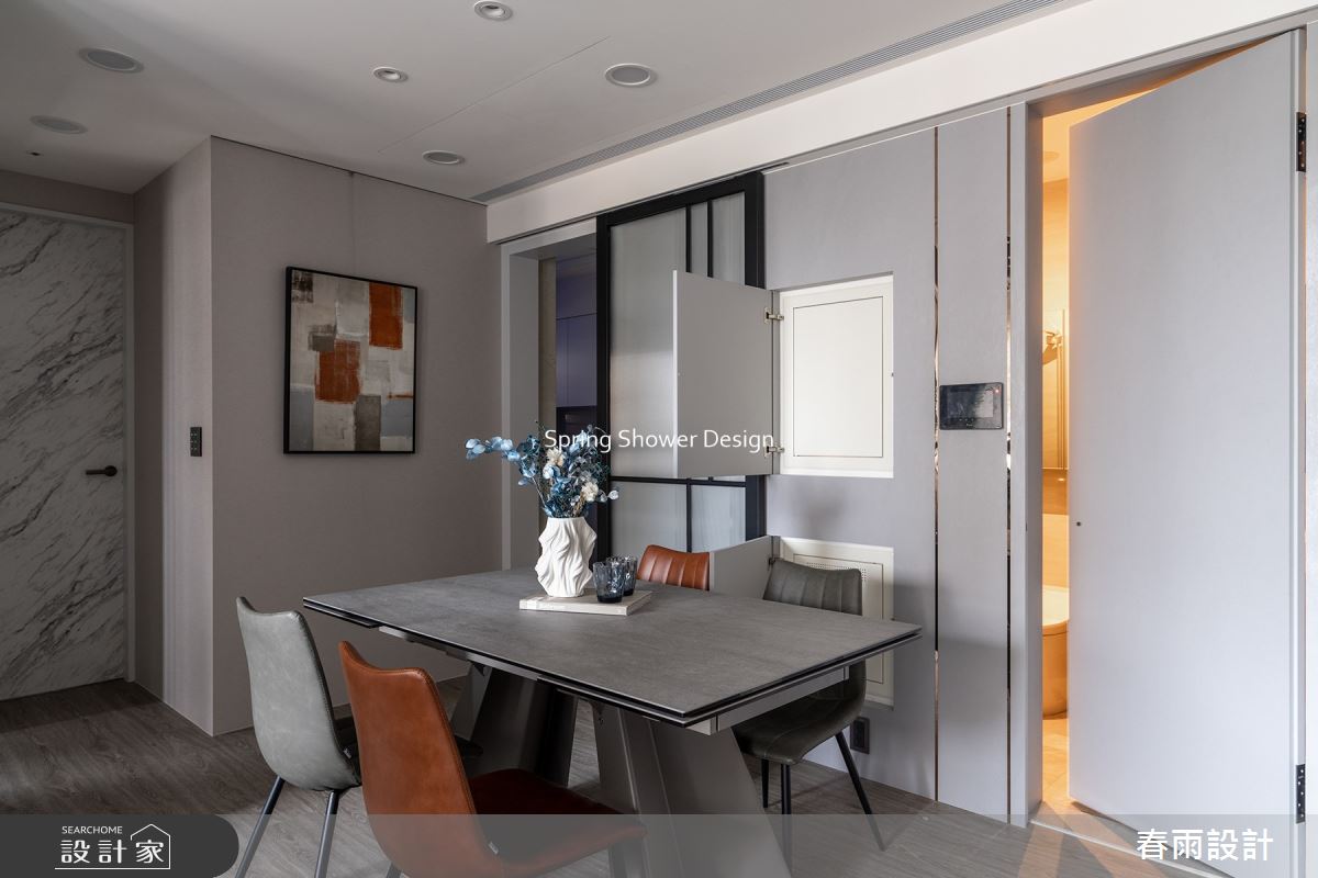 新成屋(5年以下)＿現代風餐廳浴室案例圖片＿春雨設計＿春雨_217 忠泰和宋公館之13