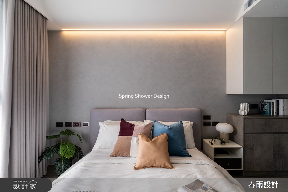 新成屋(5年以下)＿現代風臥室案例圖片＿春雨設計＿春雨_217 忠泰和宋公館之23