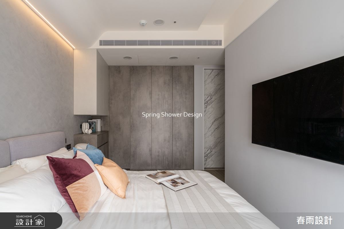 新成屋(5年以下)＿現代風臥室案例圖片＿春雨設計＿春雨_217 忠泰和宋公館之24