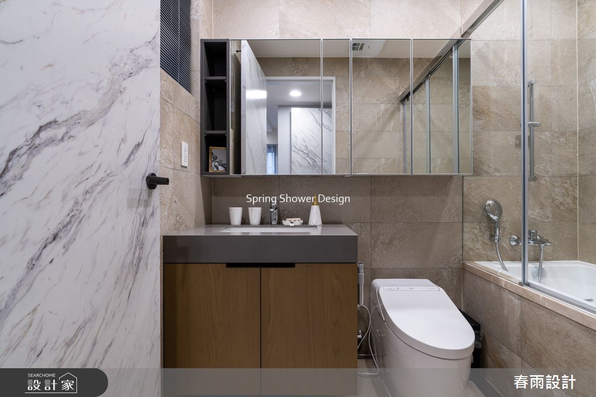 新成屋(5年以下)＿現代風浴室案例圖片＿春雨設計＿春雨_217 忠泰和宋公館之27