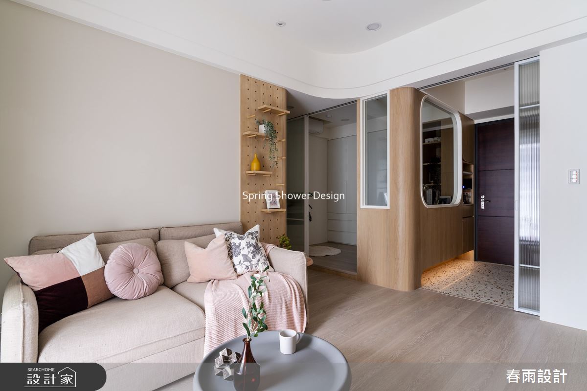 新成屋(5年以下)＿混搭風玄關客廳書房工作區案例圖片＿春雨設計＿春雨_218 昇陽麗方之19