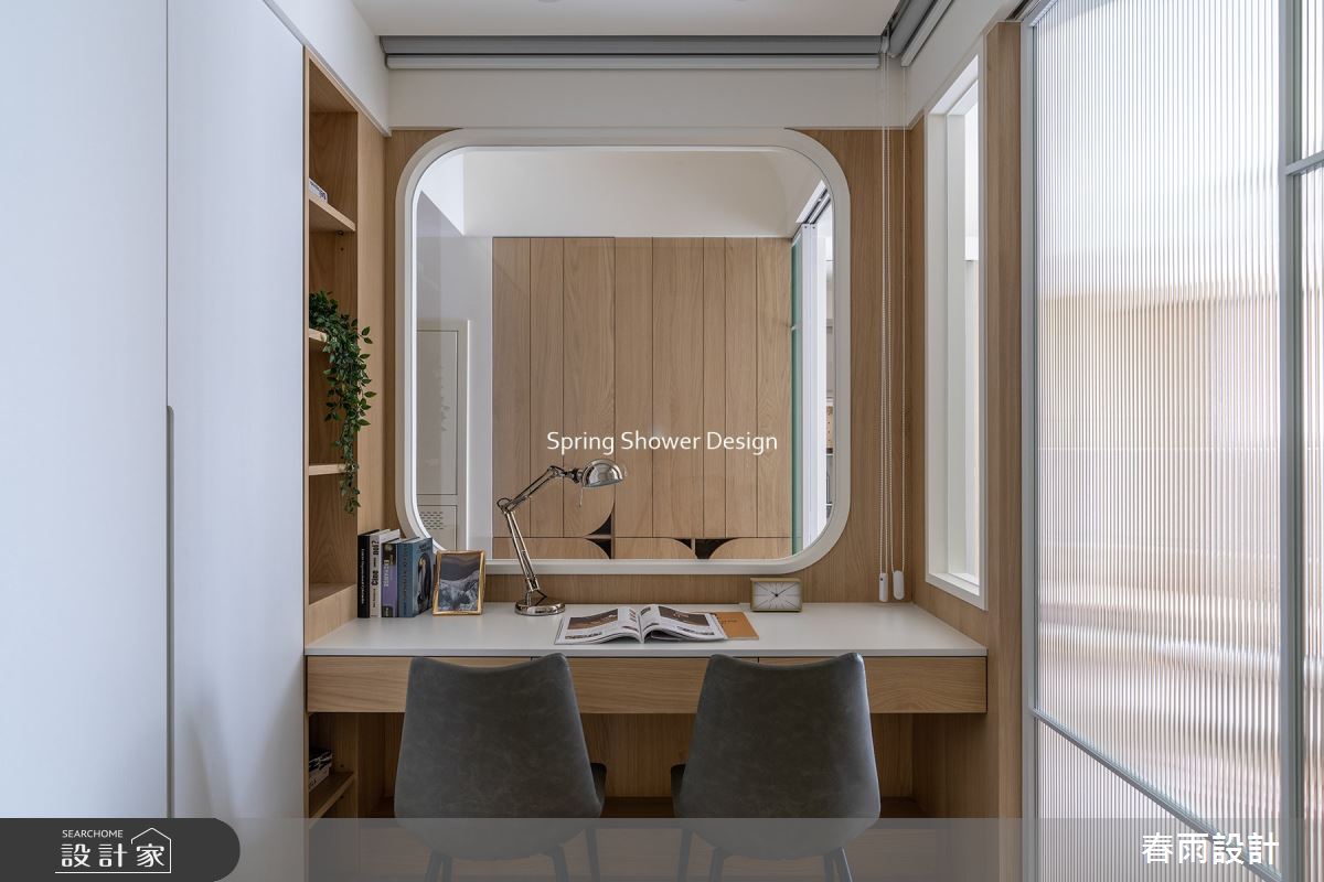 新成屋(5年以下)＿混搭風書房工作區案例圖片＿春雨設計＿春雨_218 昇陽麗方之22