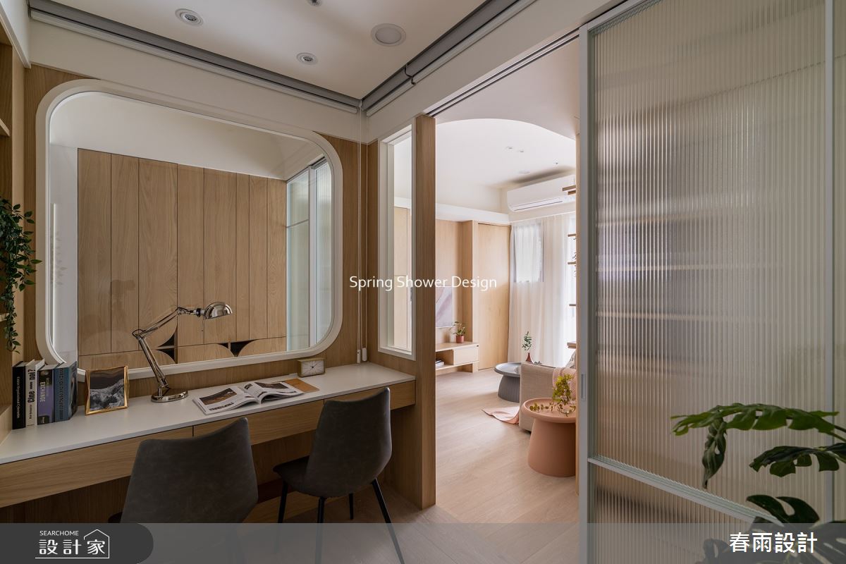 新成屋(5年以下)＿混搭風客廳書房工作區案例圖片＿春雨設計＿春雨_218 昇陽麗方之23