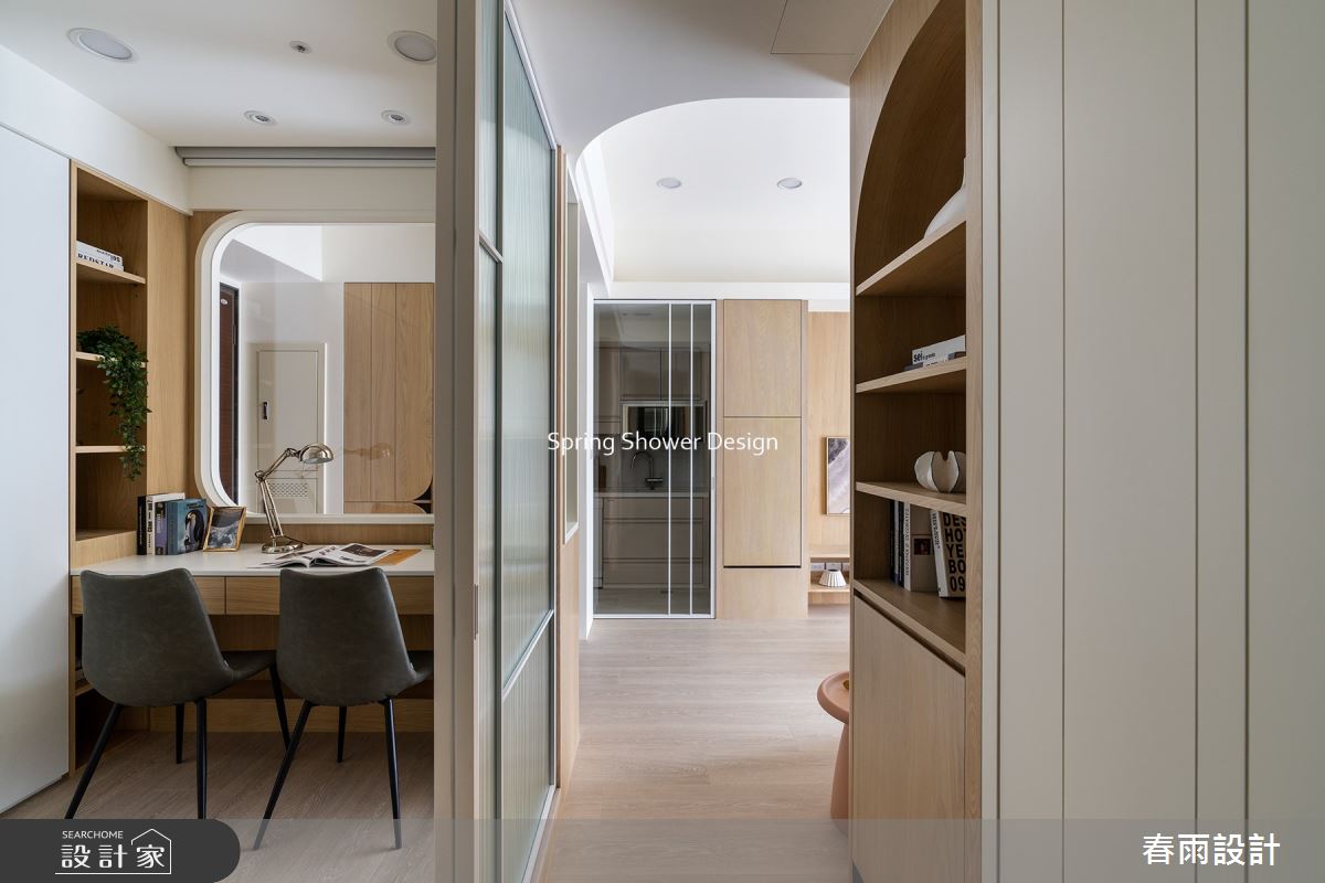 新成屋(5年以下)＿混搭風書房走廊工作區案例圖片＿春雨設計＿春雨_218 昇陽麗方之25