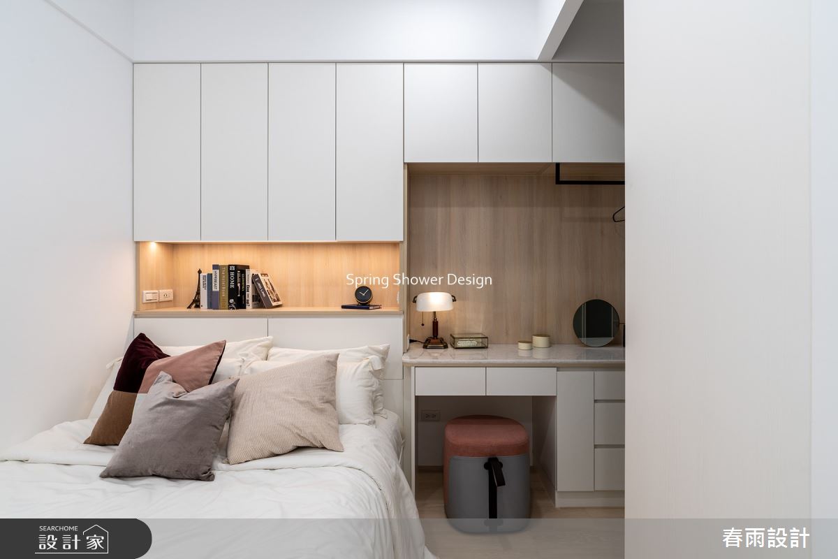 新成屋(5年以下)＿北歐風臥室案例圖片＿春雨設計＿春雨_219 香榭帝寶之16
