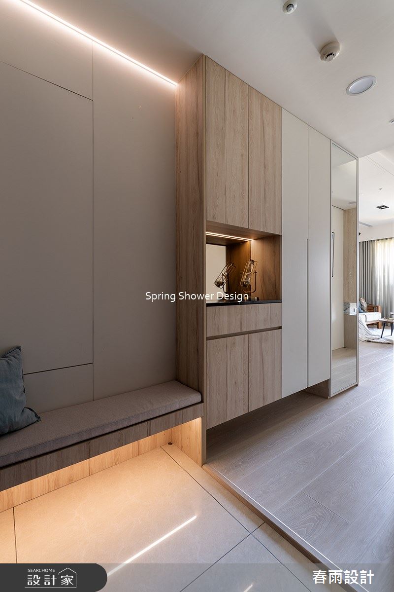 新成屋(5年以下)＿北歐風玄關案例圖片＿春雨設計＿春雨_220 遠雄豐河之1