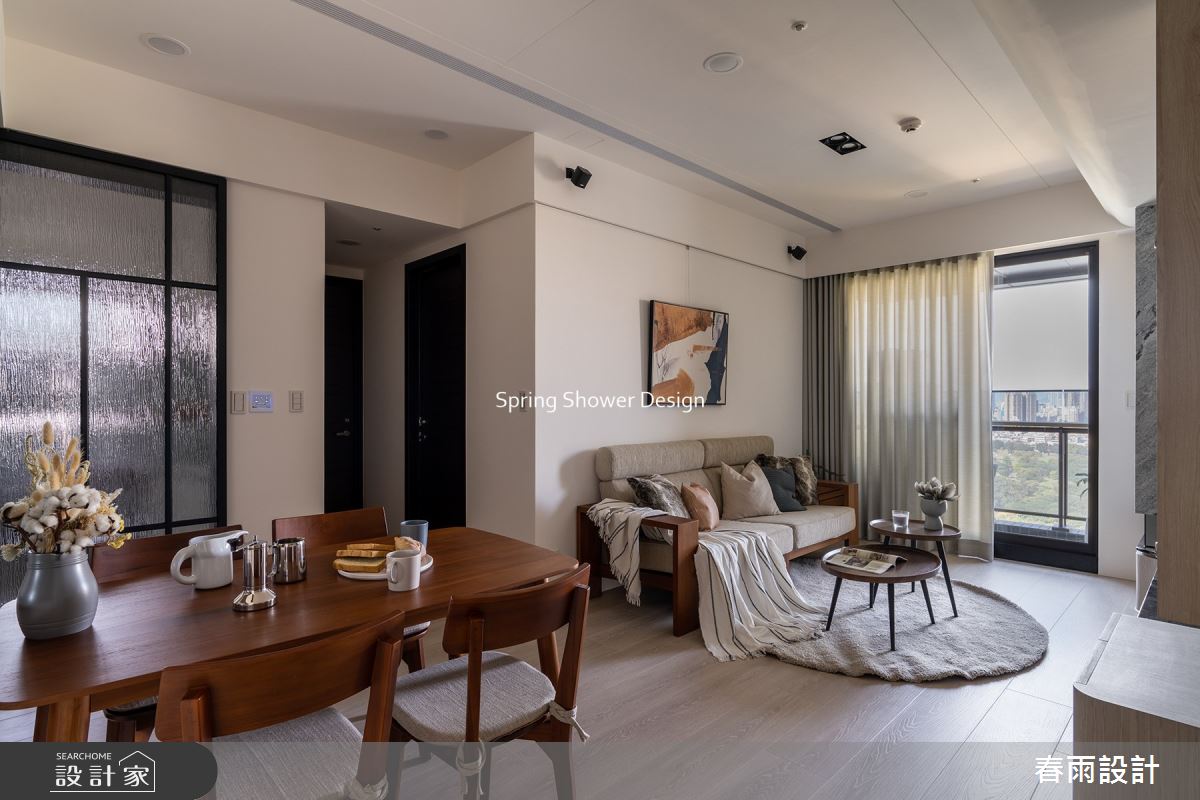 新成屋(5年以下)＿北歐風客廳餐廳案例圖片＿春雨設計＿春雨_220 遠雄豐河之2