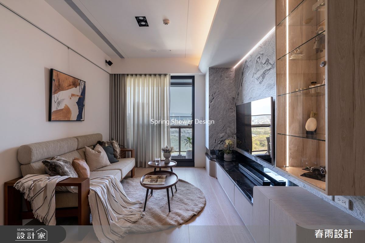 新成屋(5年以下)＿北歐風客廳案例圖片＿春雨設計＿春雨_220 遠雄豐河之3