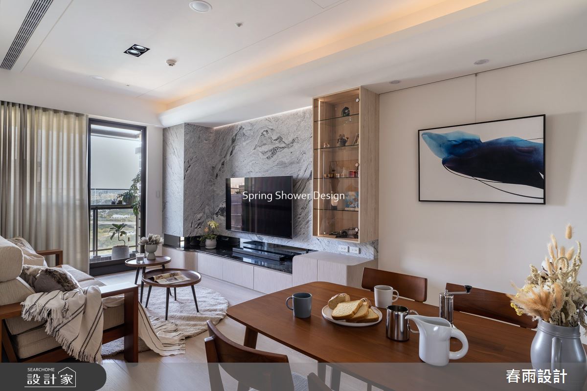 新成屋(5年以下)＿北歐風客廳餐廳案例圖片＿春雨設計＿春雨_220 遠雄豐河之4