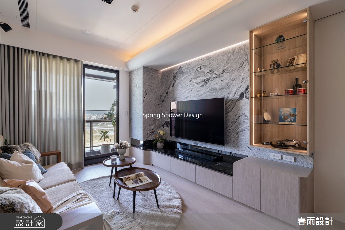 新成屋(5年以下)＿北歐風客廳案例圖片＿春雨設計＿春雨_220 遠雄豐河之6