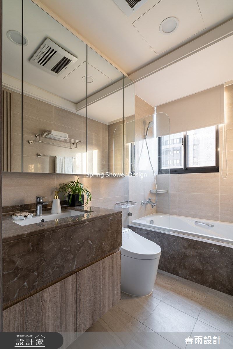 新成屋(5年以下)＿北歐風浴室案例圖片＿春雨設計＿春雨_220 遠雄豐河之18