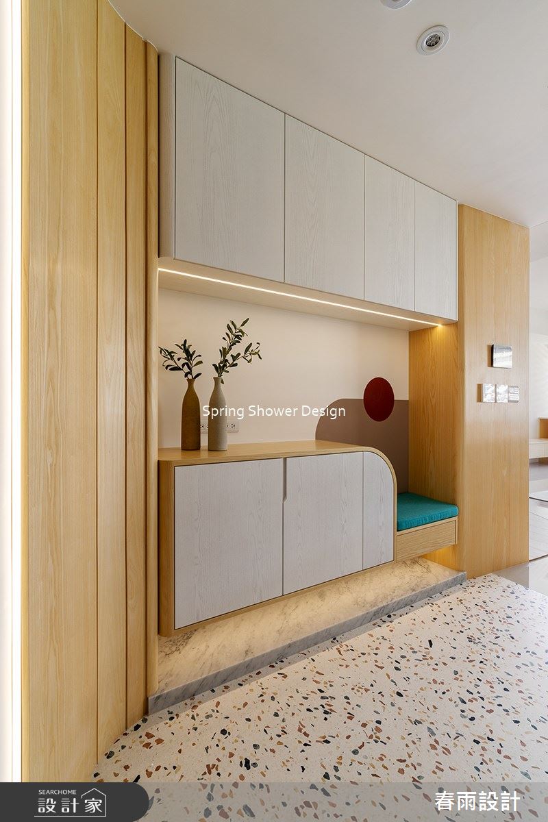 新成屋(5年以下)＿北歐風玄關案例圖片＿春雨設計＿春雨_221 璞有聲之1