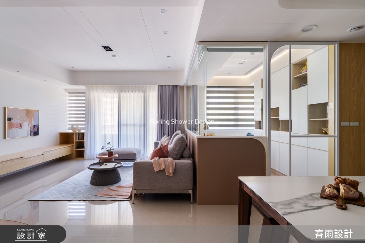 新成屋(5年以下)＿北歐風客廳餐廳書房工作區案例圖片＿春雨設計＿春雨_221 璞有聲之2