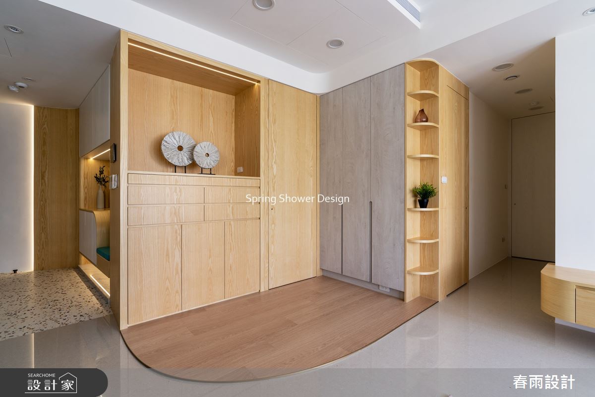 新成屋(5年以下)＿北歐風玄關案例圖片＿春雨設計＿春雨_221 璞有聲之4