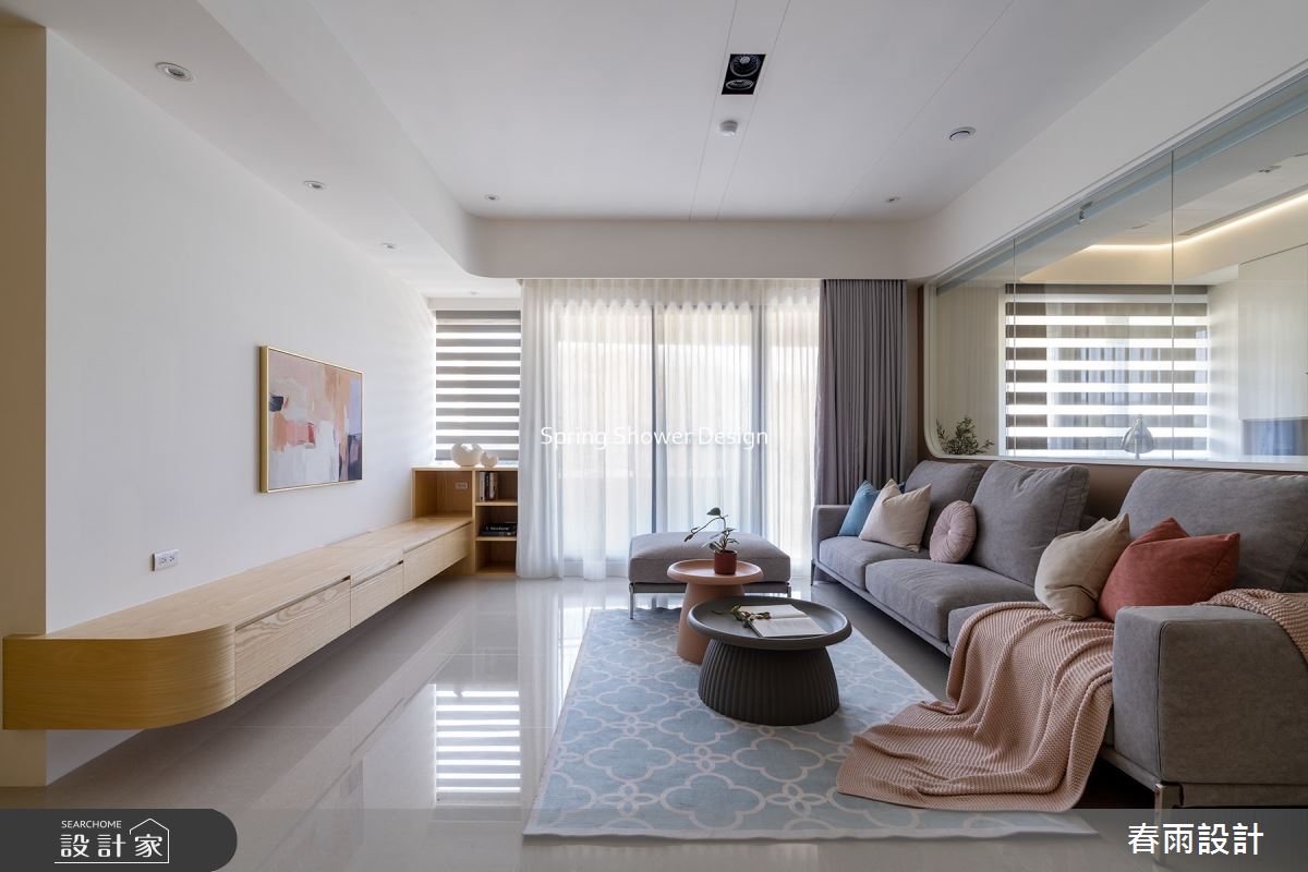 新成屋(5年以下)＿北歐風客廳案例圖片＿春雨設計＿春雨_221 璞有聲之7
