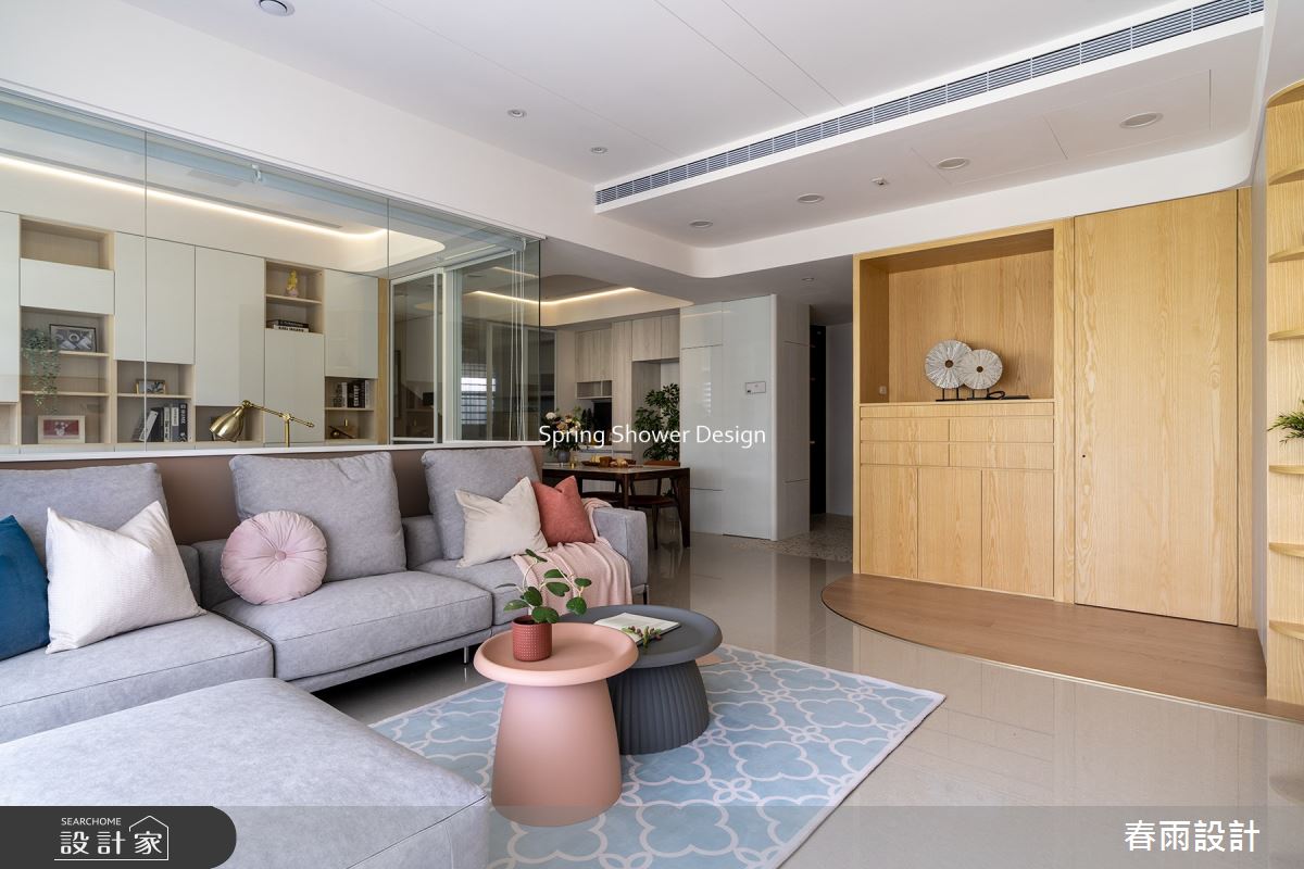 新成屋(5年以下)＿北歐風客廳案例圖片＿春雨設計＿春雨_221 璞有聲之9