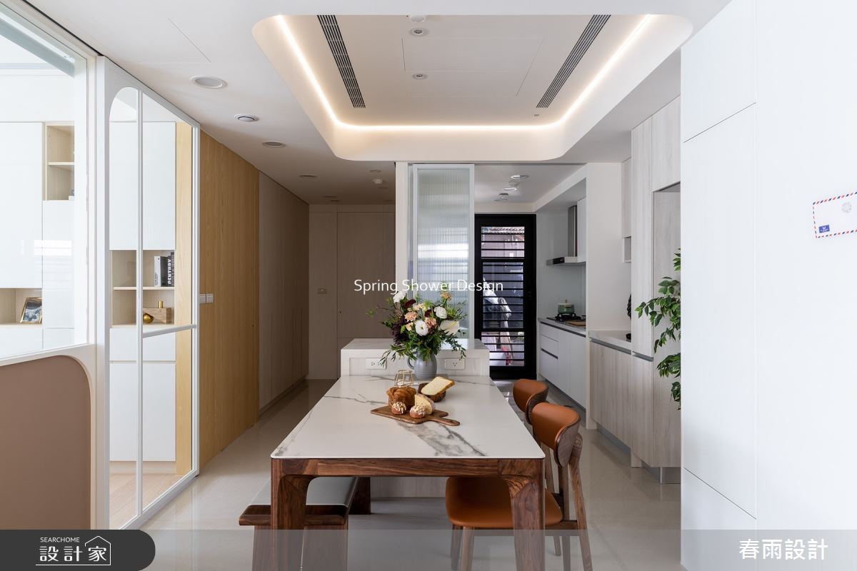 新成屋(5年以下)＿北歐風餐廳廚房案例圖片＿春雨設計＿春雨_221 璞有聲之14