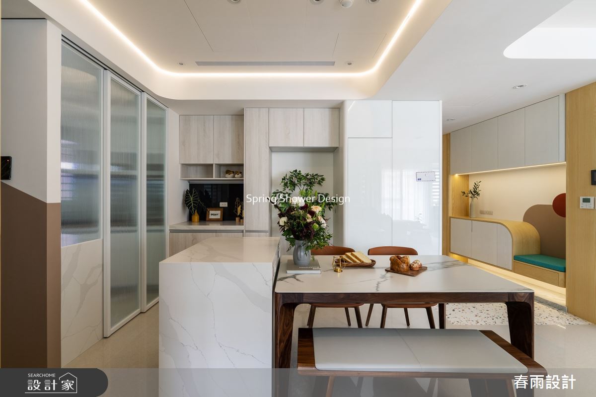 新成屋(5年以下)＿北歐風玄關餐廳案例圖片＿春雨設計＿春雨_221 璞有聲之12