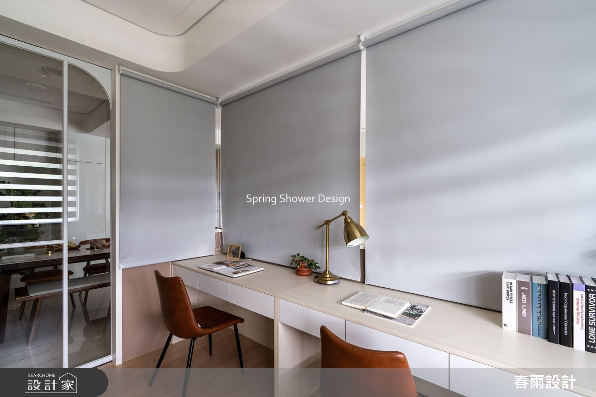 新成屋(5年以下)＿北歐風書房工作區案例圖片＿春雨設計＿春雨_221 璞有聲之16