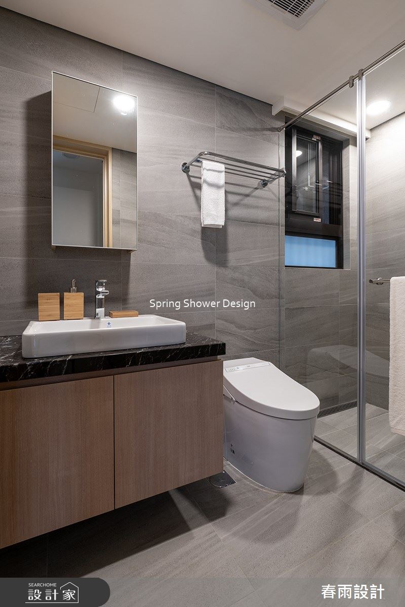 新成屋(5年以下)＿北歐風浴室案例圖片＿春雨設計＿春雨_221 璞有聲之20