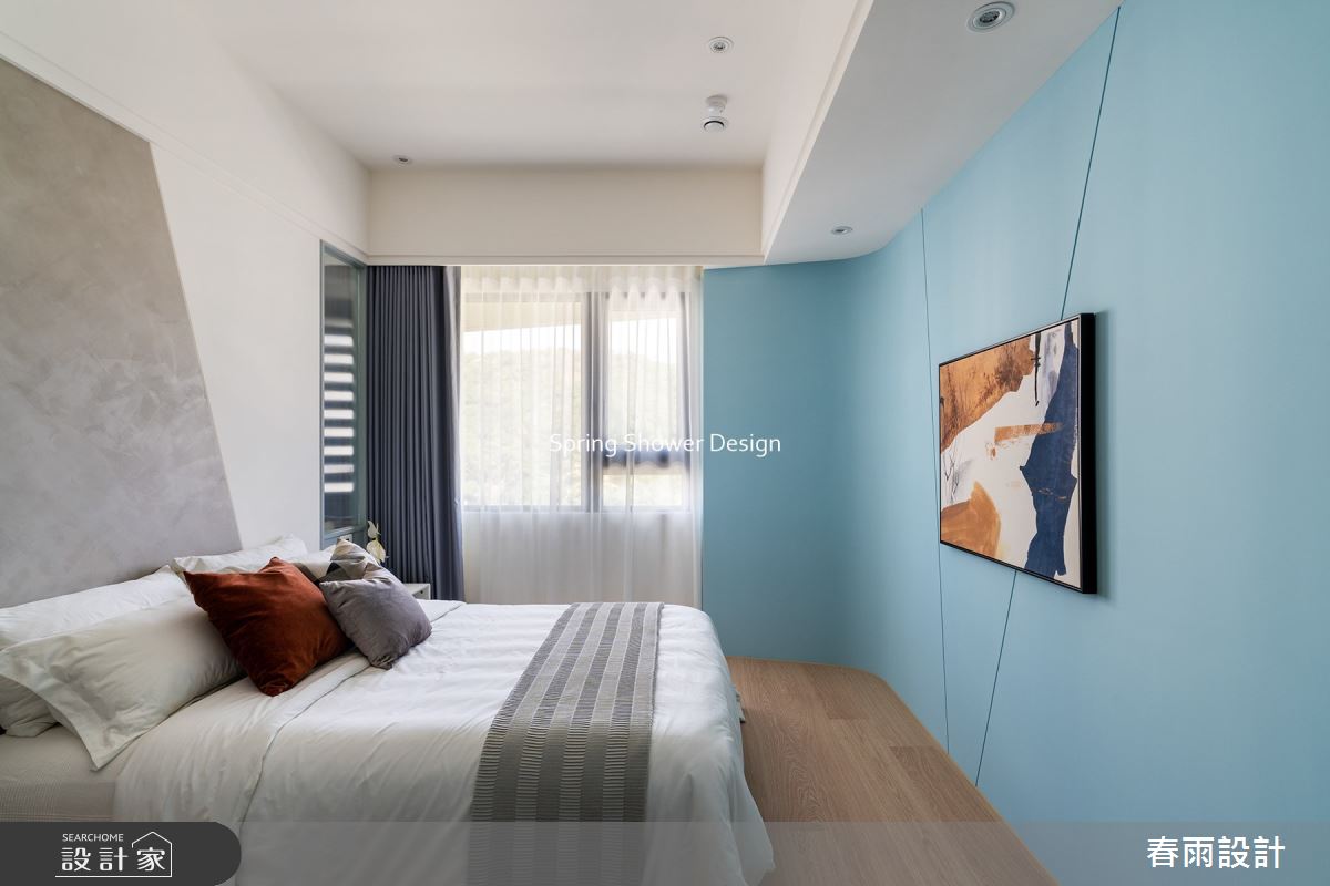 新成屋(5年以下)＿北歐風臥室案例圖片＿春雨設計＿春雨_221 璞有聲之22