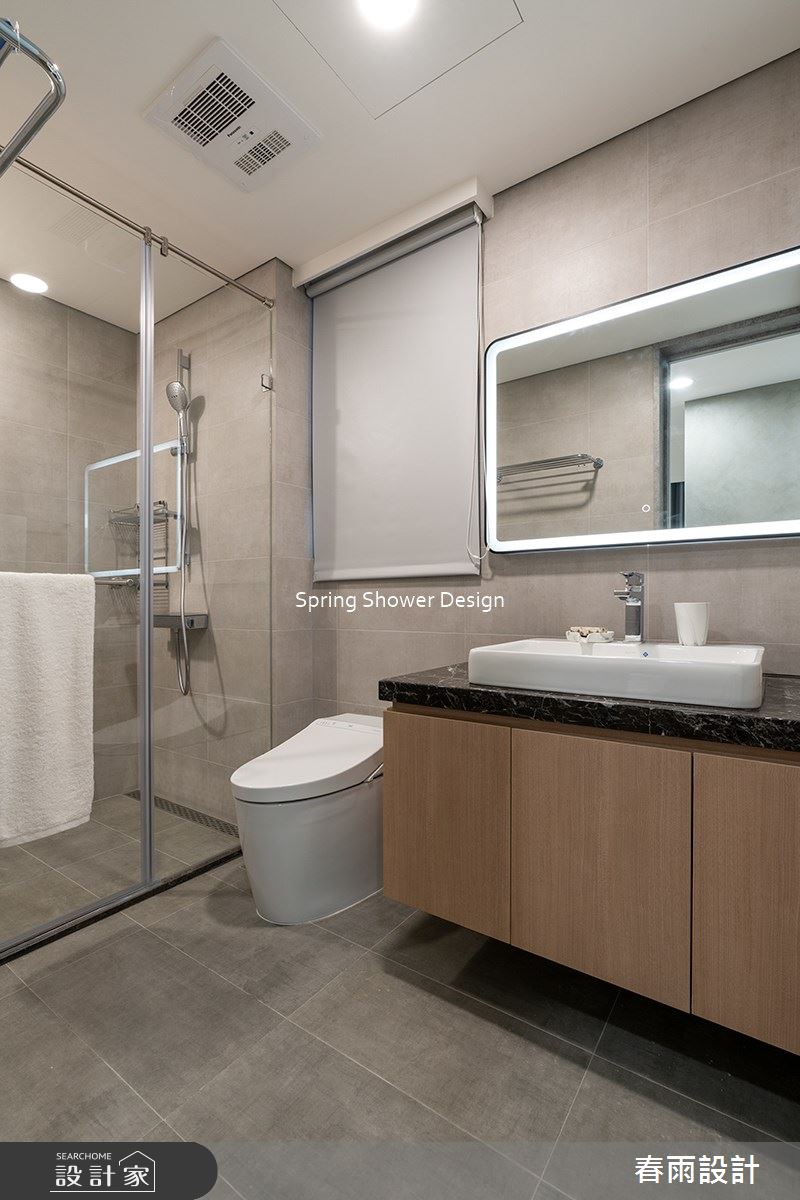 新成屋(5年以下)＿北歐風浴室案例圖片＿春雨設計＿春雨_221 璞有聲之31