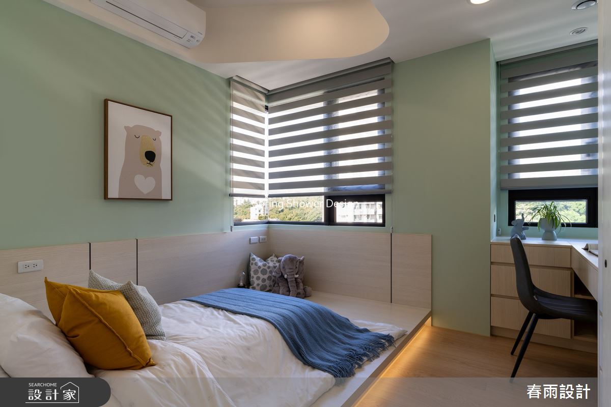 新成屋(5年以下)＿北歐風臥室案例圖片＿春雨設計＿春雨_221 璞有聲之36