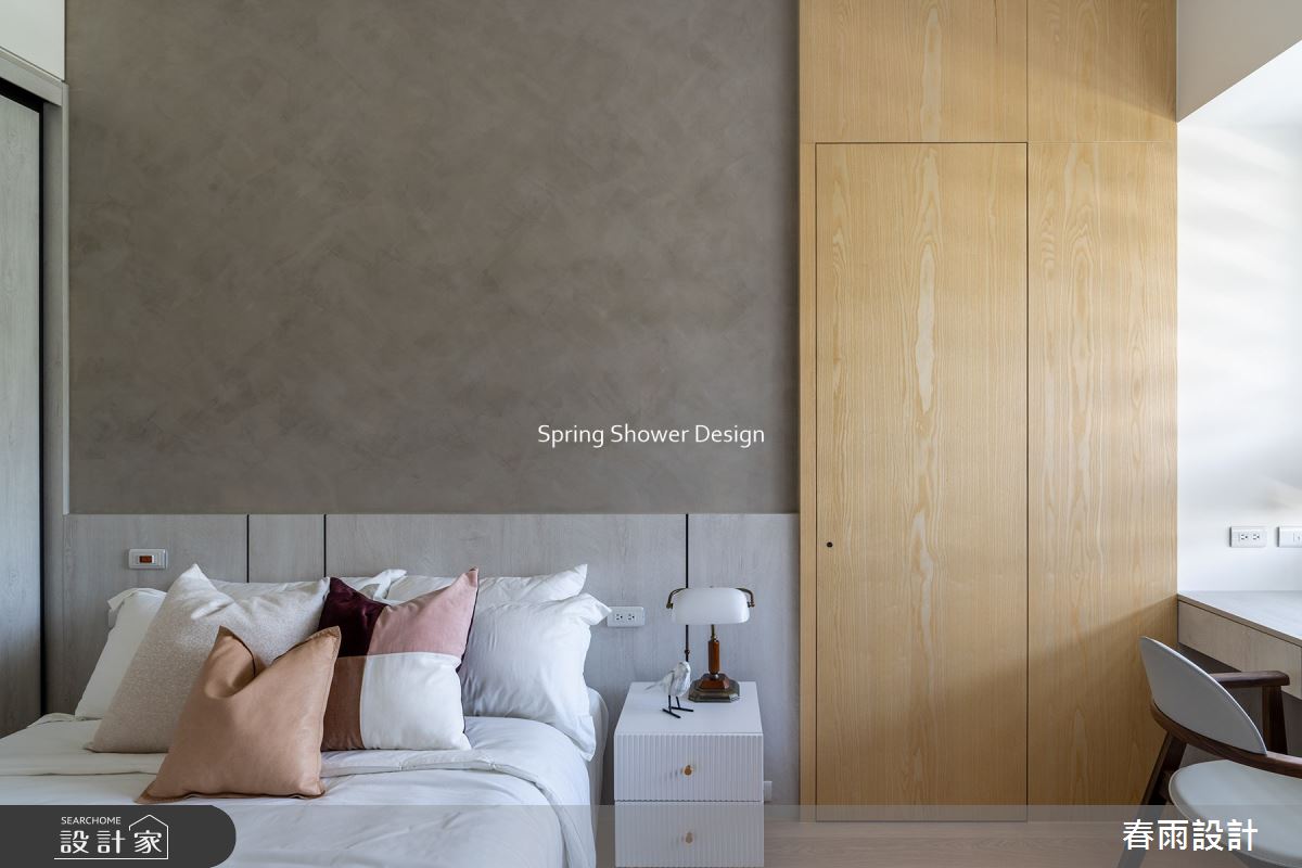 新成屋(5年以下)＿北歐風臥室案例圖片＿春雨設計＿春雨_221 璞有聲之41