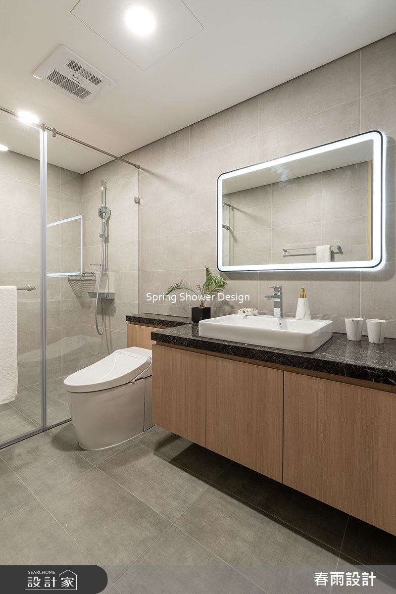 新成屋(5年以下)＿北歐風浴室案例圖片＿春雨設計＿春雨_221 璞有聲之44