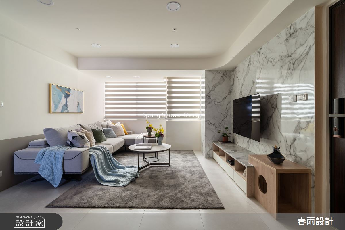 22坪老屋(16~30年)＿現代風客廳案例圖片＿春雨設計＿春雨_224 鼎和街之2