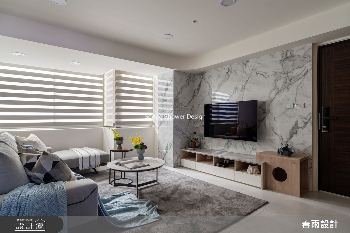 22坪老屋(16~30年)＿現代風客廳案例圖片＿春雨設計＿春雨_224 鼎和街之3