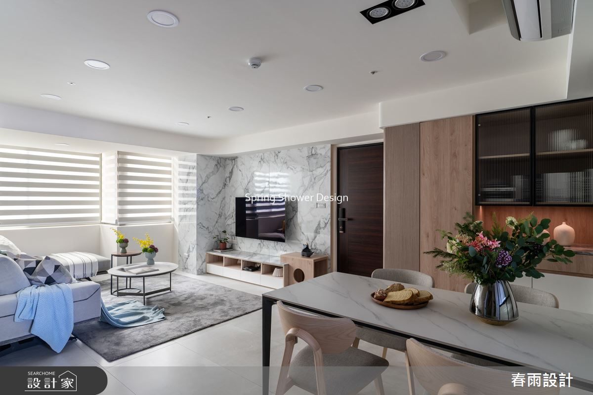 22坪老屋(16~30年)＿現代風客廳餐廳案例圖片＿春雨設計＿春雨_224 鼎和街之6