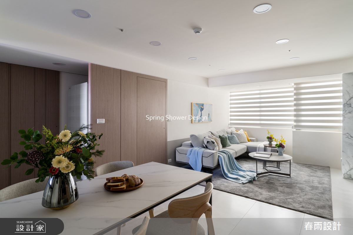 22坪老屋(16~30年)＿現代風客廳餐廳案例圖片＿春雨設計＿春雨_224 鼎和街之7