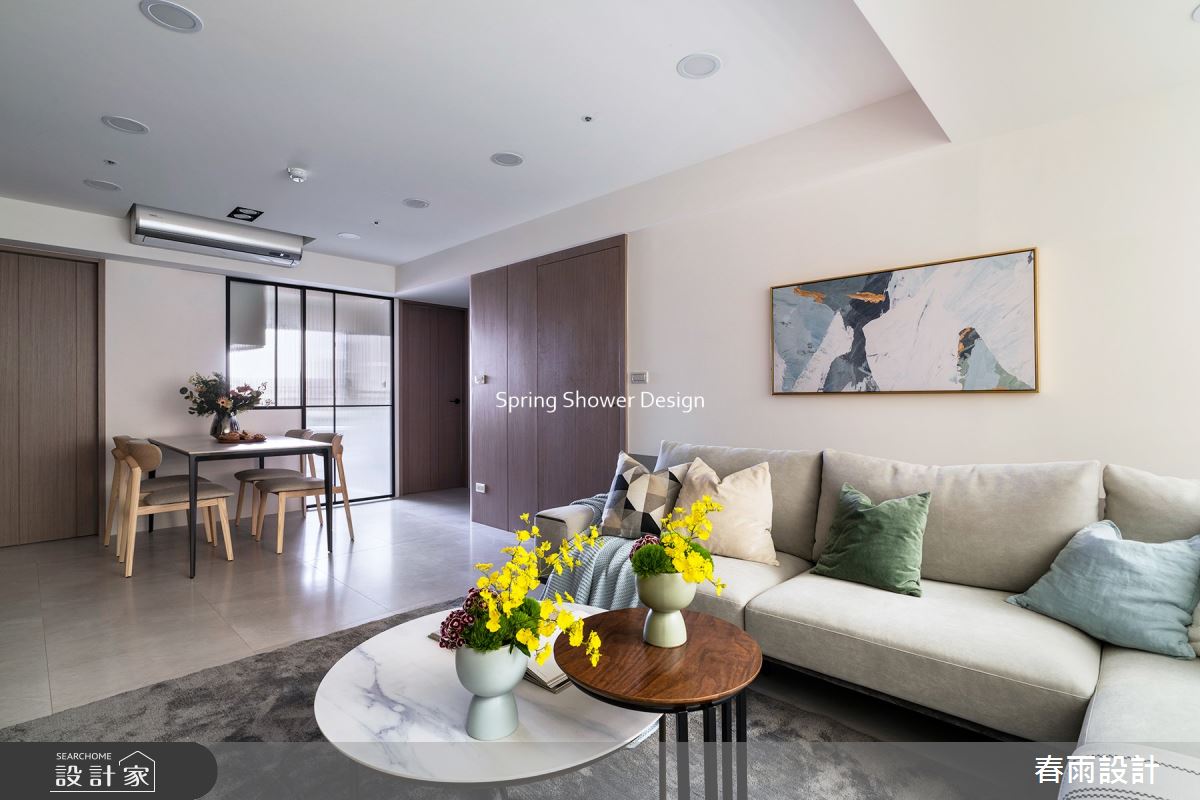 22坪老屋(16~30年)＿現代風客廳餐廳案例圖片＿春雨設計＿春雨_224 鼎和街之9