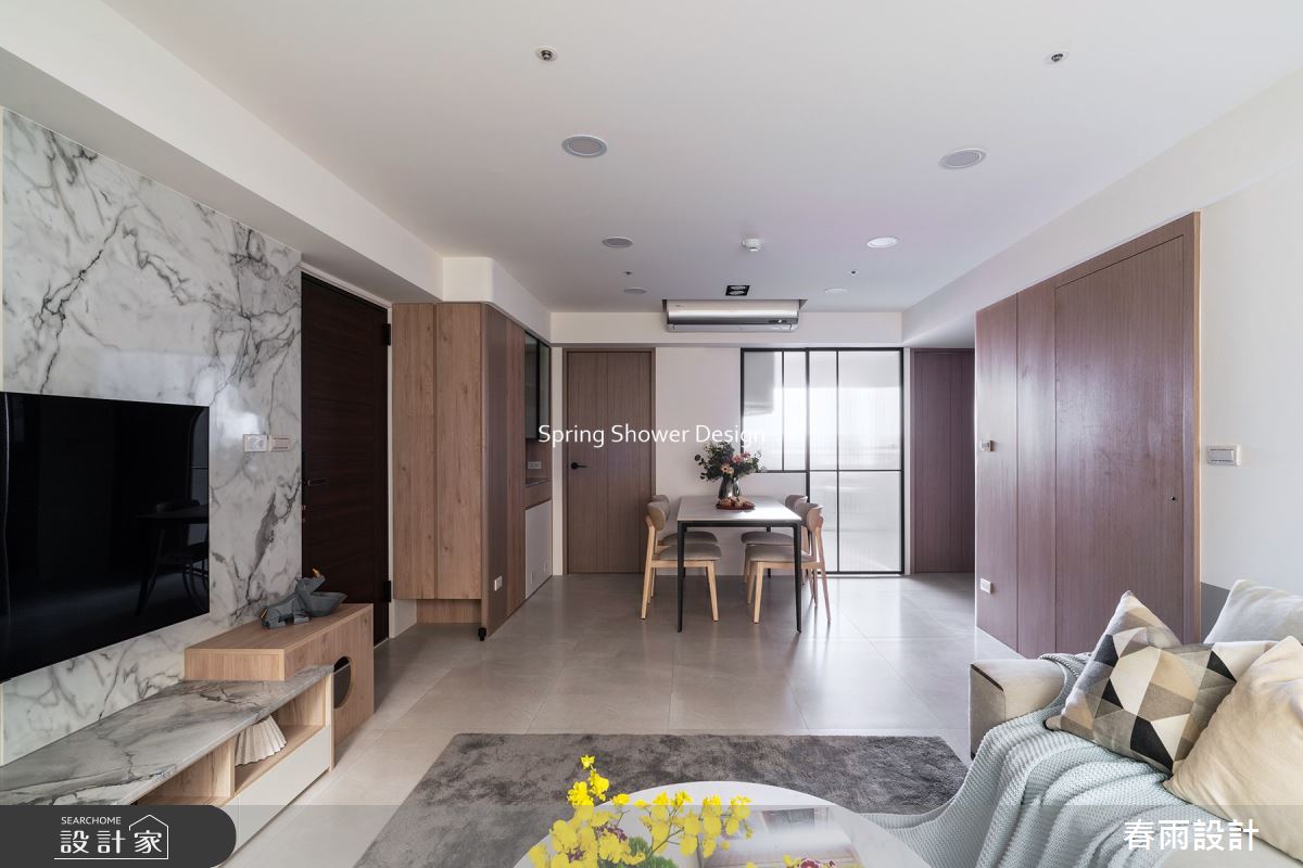 22坪老屋(16~30年)＿現代風客廳餐廳案例圖片＿春雨設計＿春雨_224 鼎和街之10