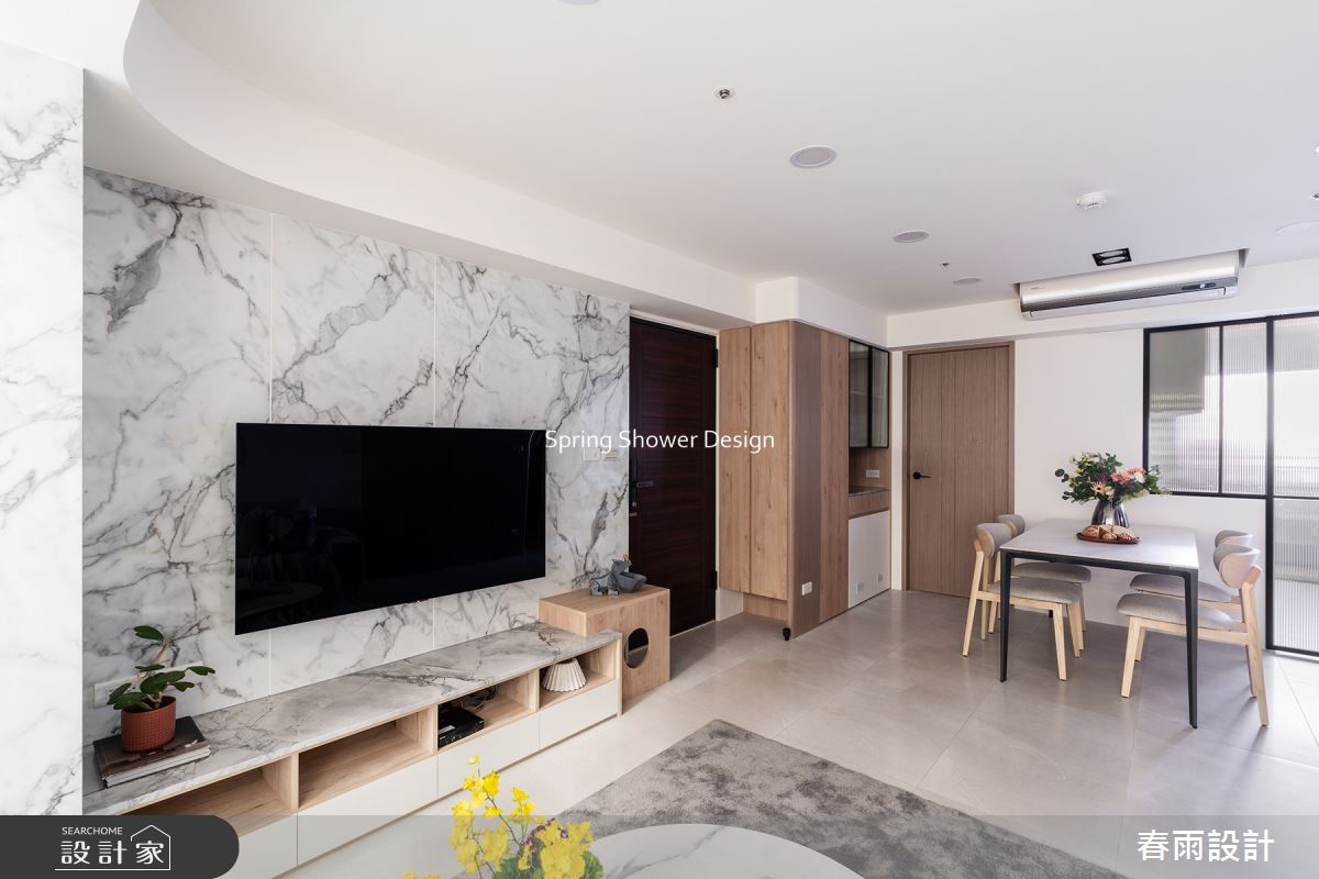 22坪老屋(16~30年)＿現代風客廳餐廳案例圖片＿春雨設計＿春雨_224 鼎和街之11