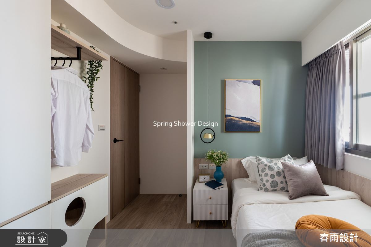22坪老屋(16~30年)＿現代風臥室案例圖片＿春雨設計＿春雨_224 鼎和街之29