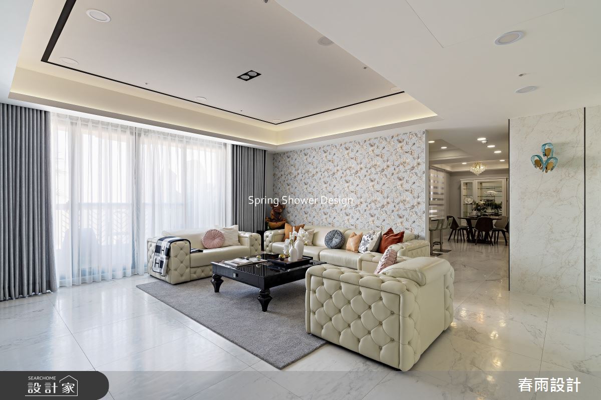 中古屋(5~15年)＿飯店風客廳案例圖片＿春雨設計＿春雨_225 國王一號院2之8