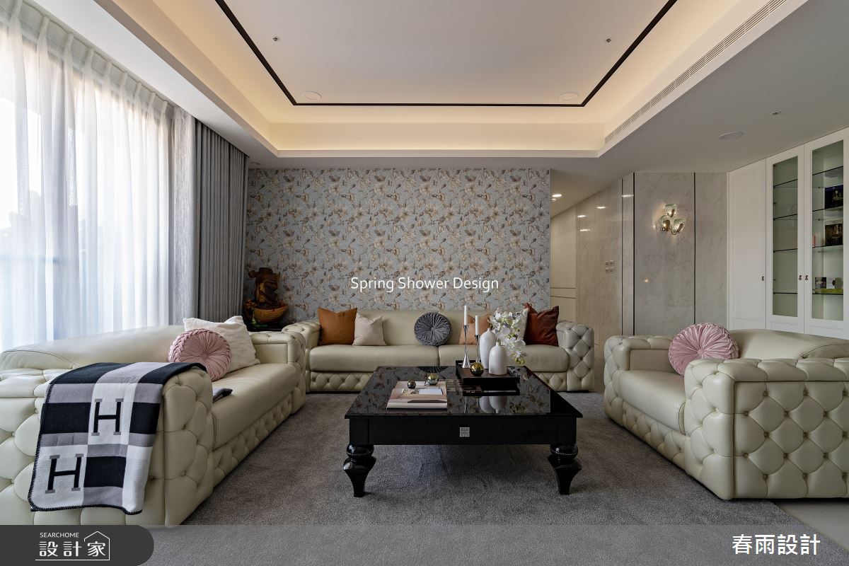 中古屋(5~15年)＿飯店風客廳案例圖片＿春雨設計＿春雨_225 國王一號院2之9
