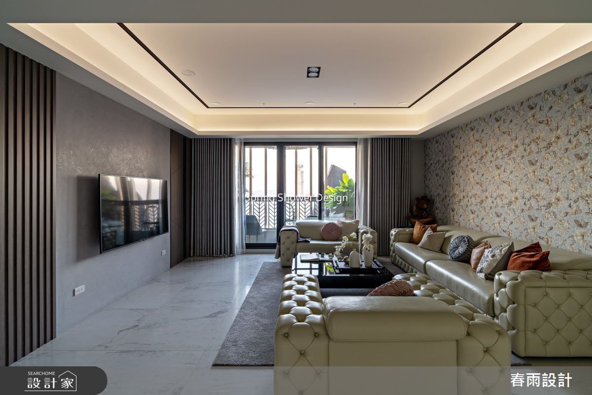 中古屋(5~15年)＿飯店風客廳案例圖片＿春雨設計＿春雨_225 國王一號院2之13