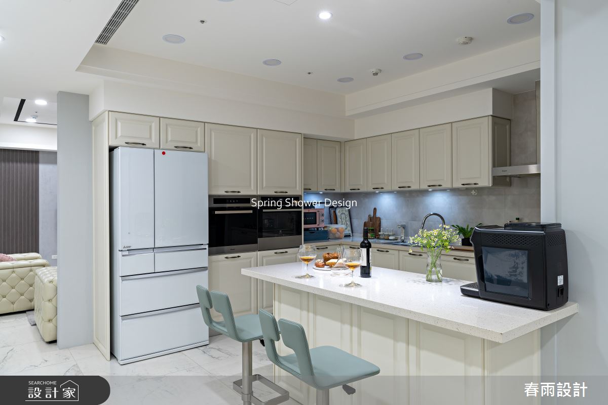中古屋(5~15年)＿飯店風廚房案例圖片＿春雨設計＿春雨_225 國王一號院2之22