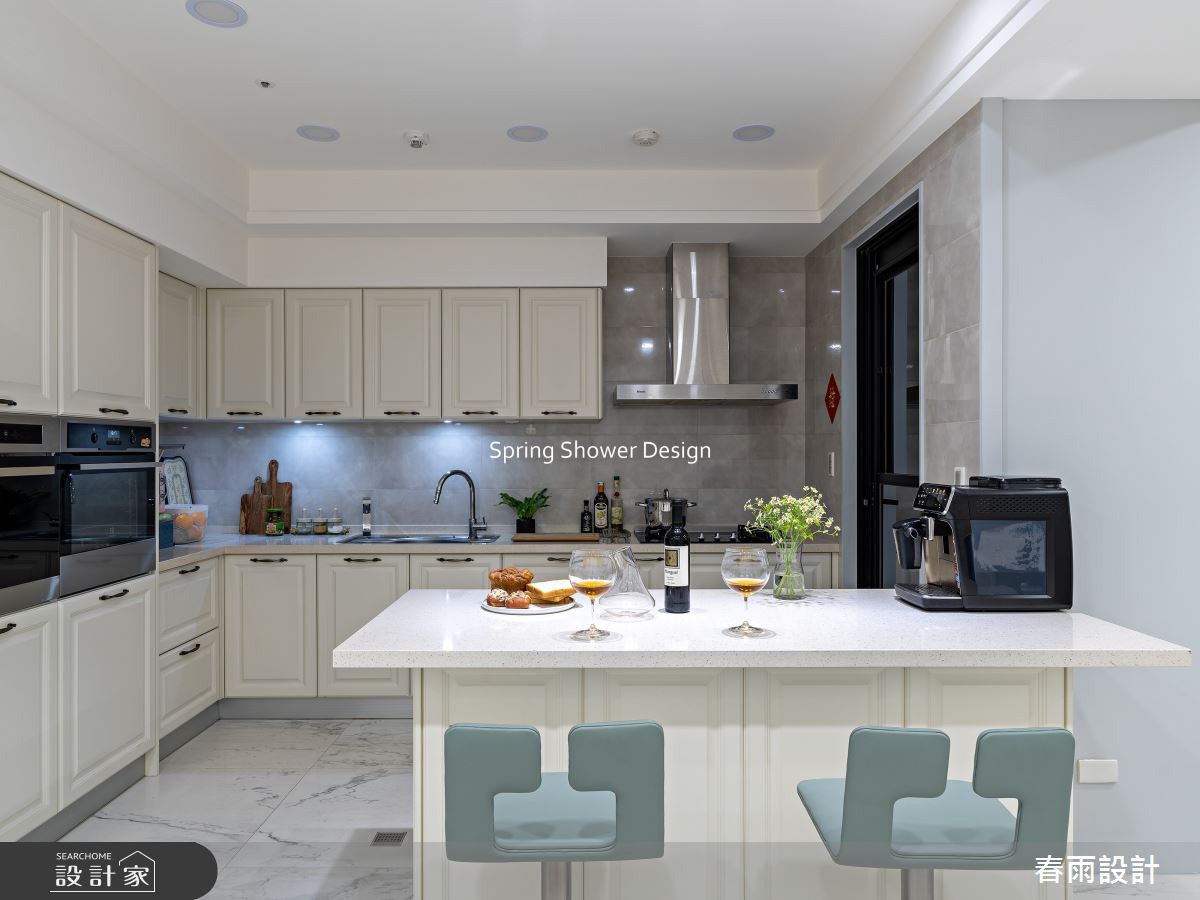 中古屋(5~15年)＿飯店風廚房吧檯案例圖片＿春雨設計＿春雨_225 國王一號院2之23