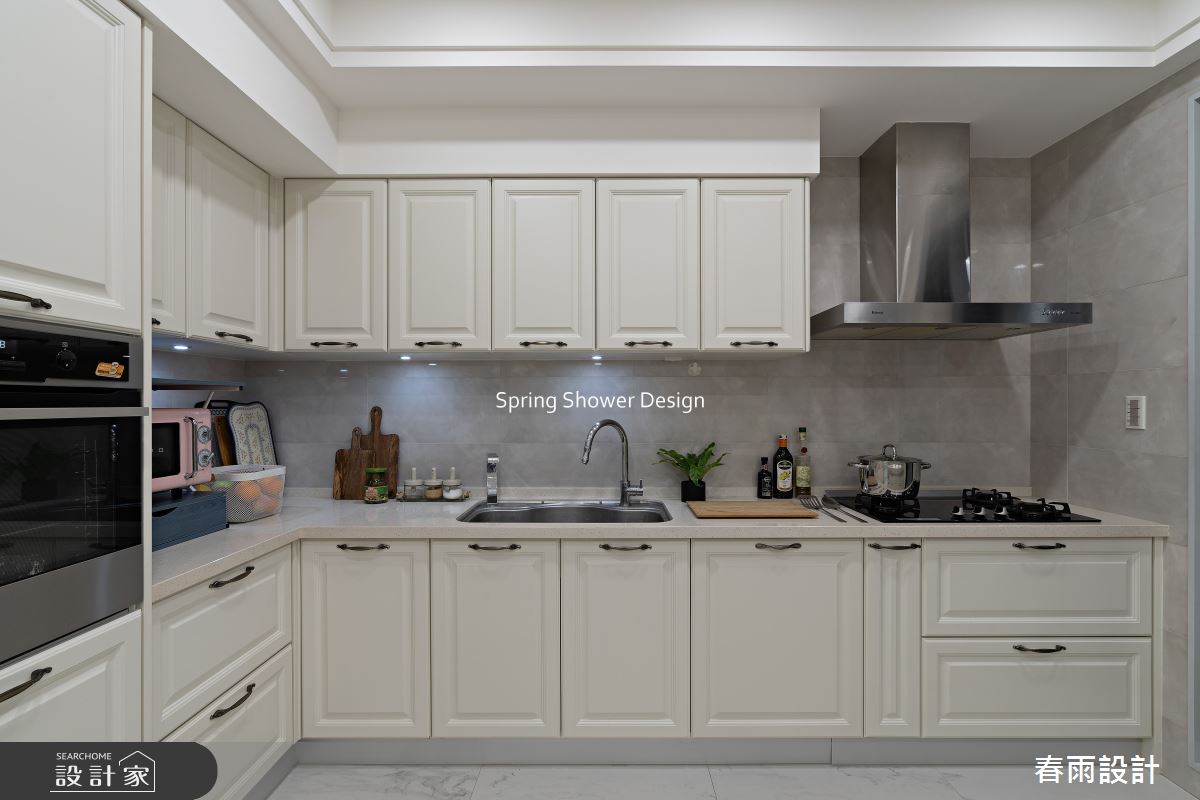 中古屋(5~15年)＿飯店風廚房案例圖片＿春雨設計＿春雨_225 國王一號院2之24