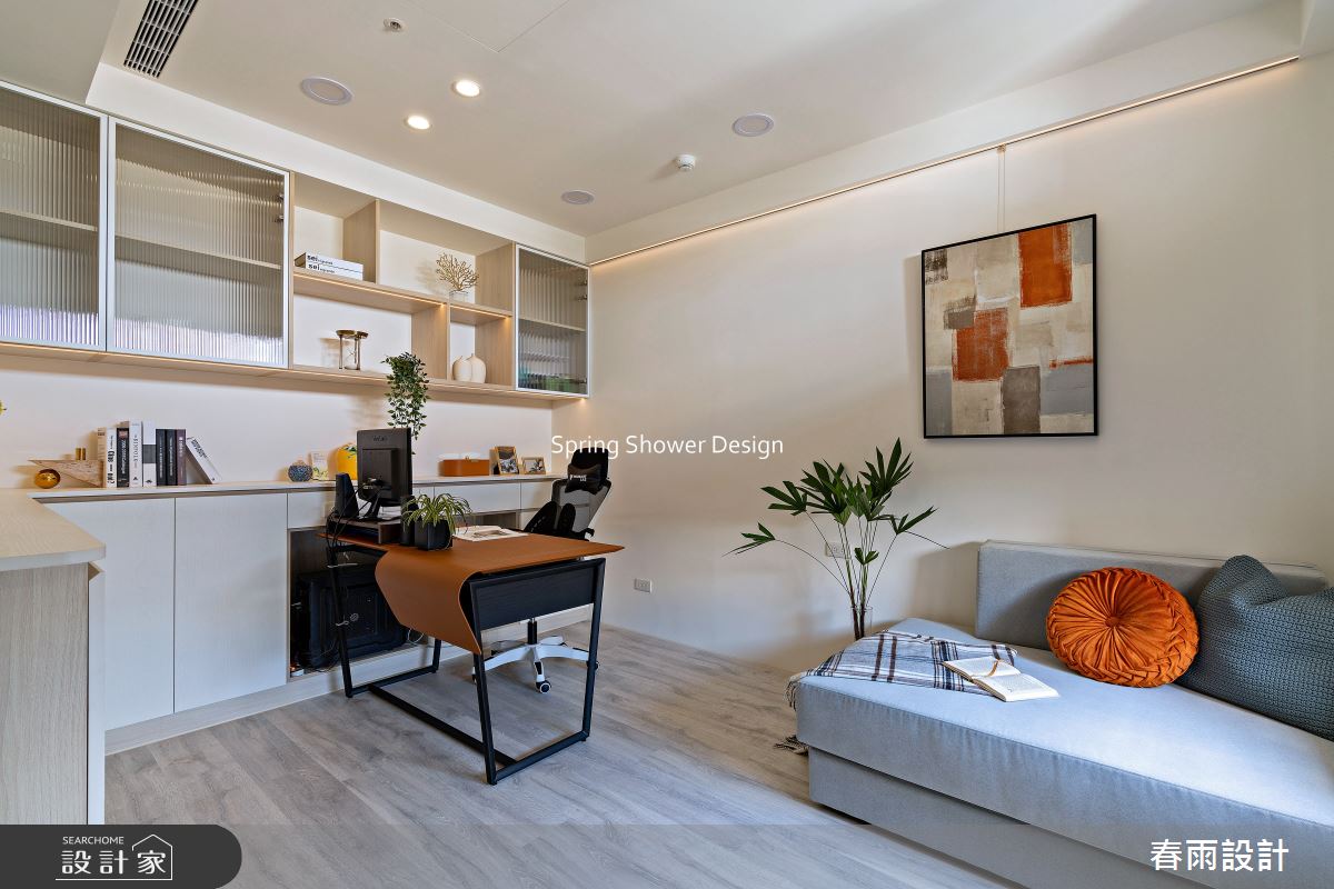 中古屋(5~15年)＿飯店風書房工作區案例圖片＿春雨設計＿春雨_225 國王一號院2之41