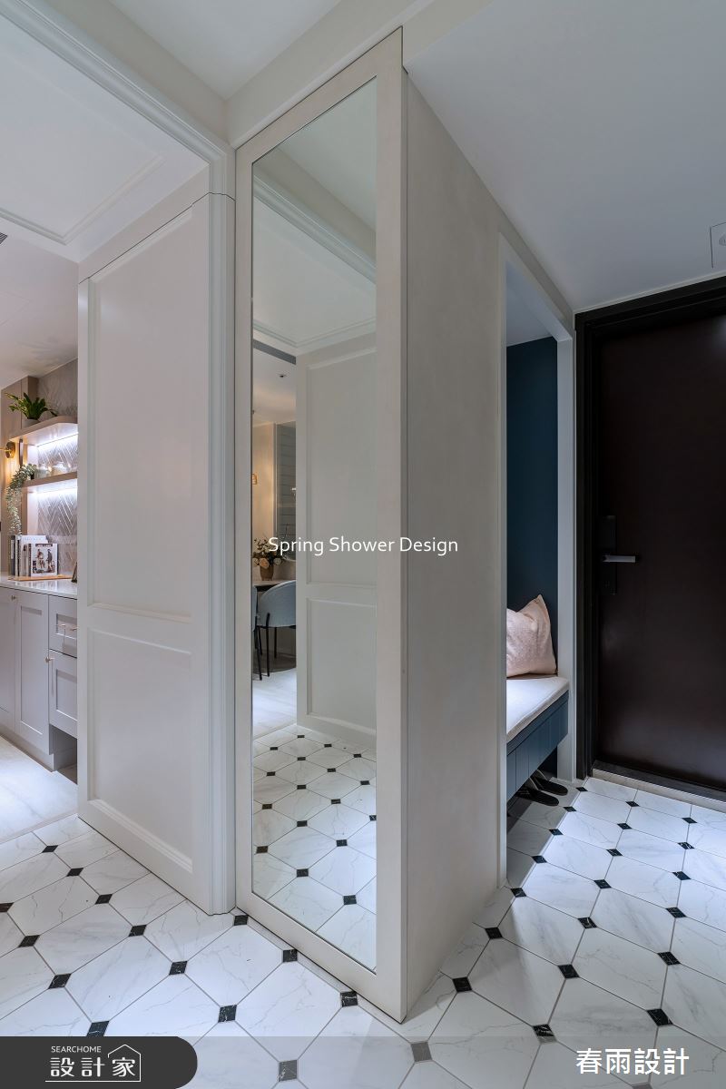 新成屋(5年以下)＿美式風玄關案例圖片＿春雨設計＿春雨_226 新板巨星之3
