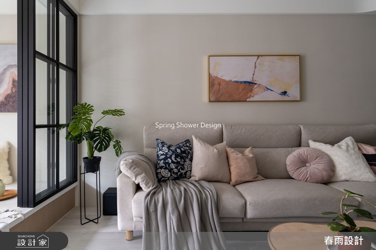 新成屋(5年以下)＿美式風客廳案例圖片＿春雨設計＿春雨_226 新板巨星之14