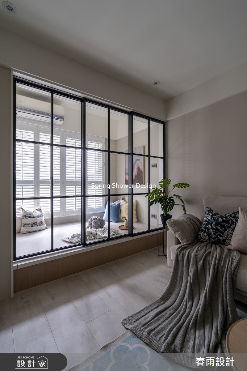 新成屋(5年以下)＿美式風客廳書房和室臥榻多功能室案例圖片＿春雨設計＿春雨_226 新板巨星之17