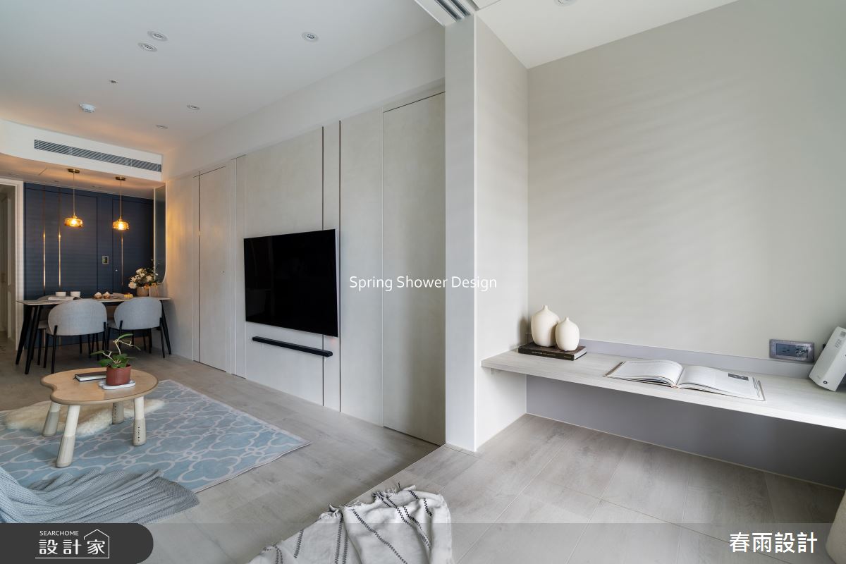 新成屋(5年以下)＿美式風客廳餐廳書房案例圖片＿春雨設計＿春雨_226 新板巨星之22