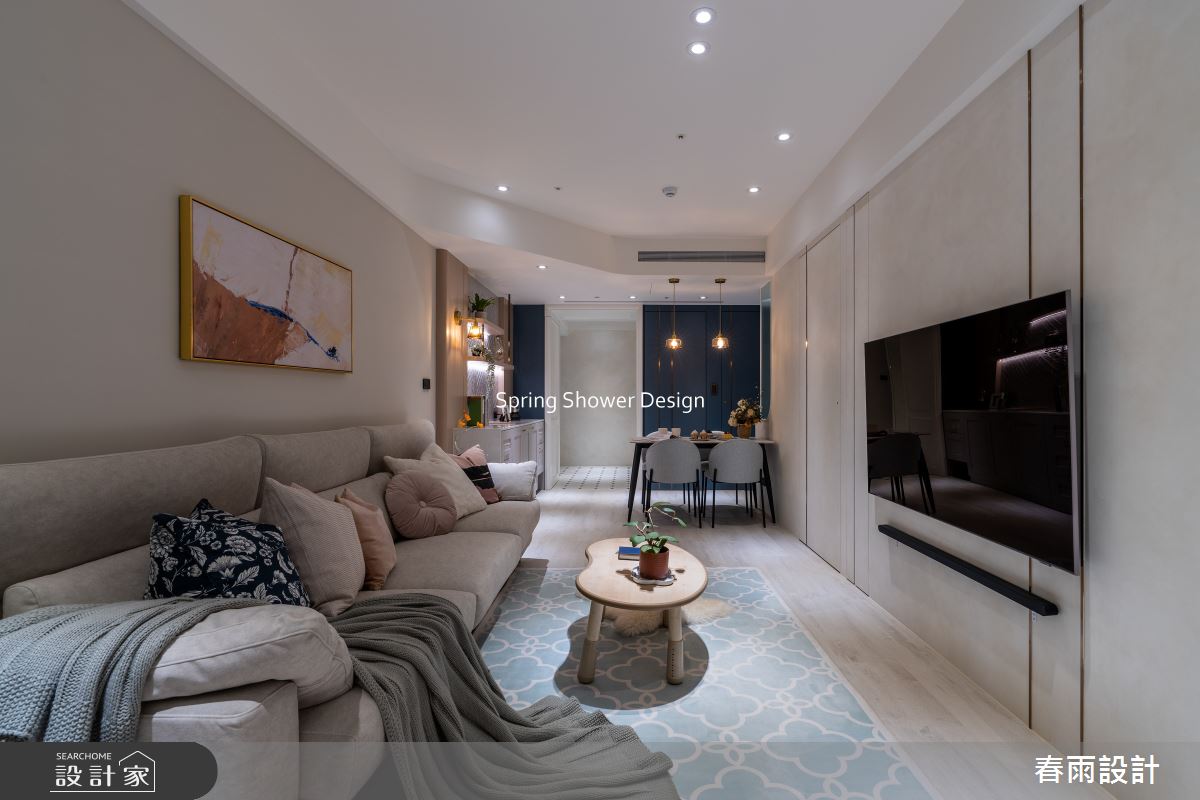 新成屋(5年以下)＿美式風客廳餐廳案例圖片＿春雨設計＿春雨_226 新板巨星之24